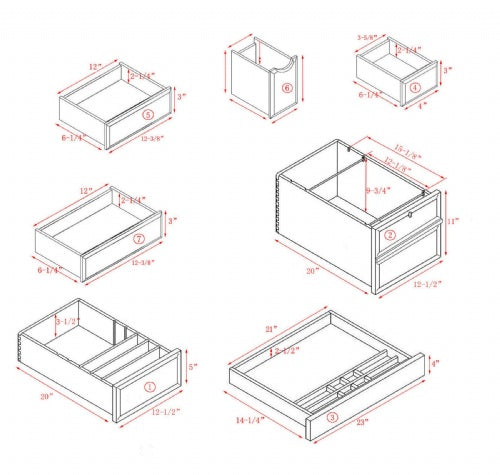54" Deluxe Roll Top Desk w/ USB Power Outlet BW