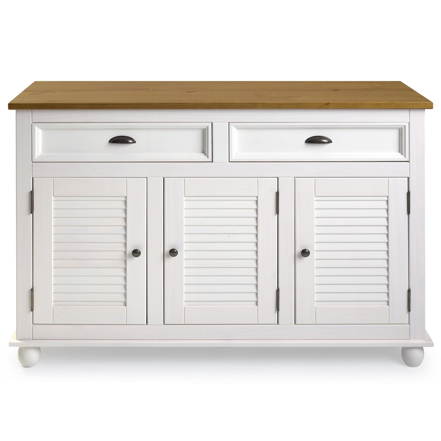 Sideboard / Kitchen Island Easy Assembly Corona Snow | Furniture Dash