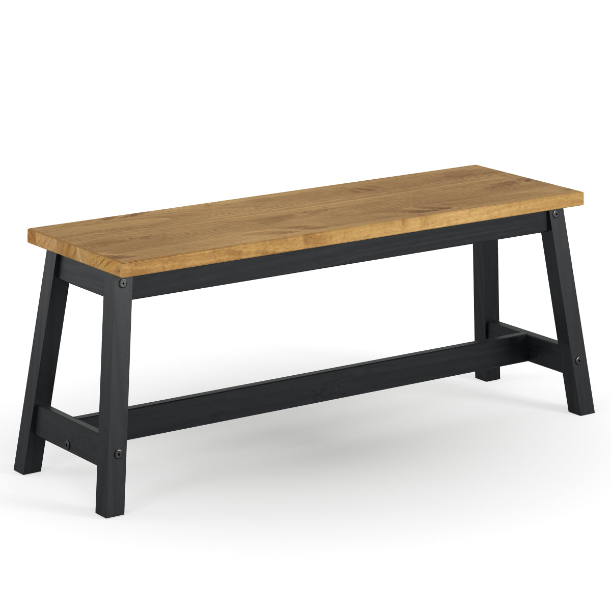Wood Bench Corona Black | Furniture Dash