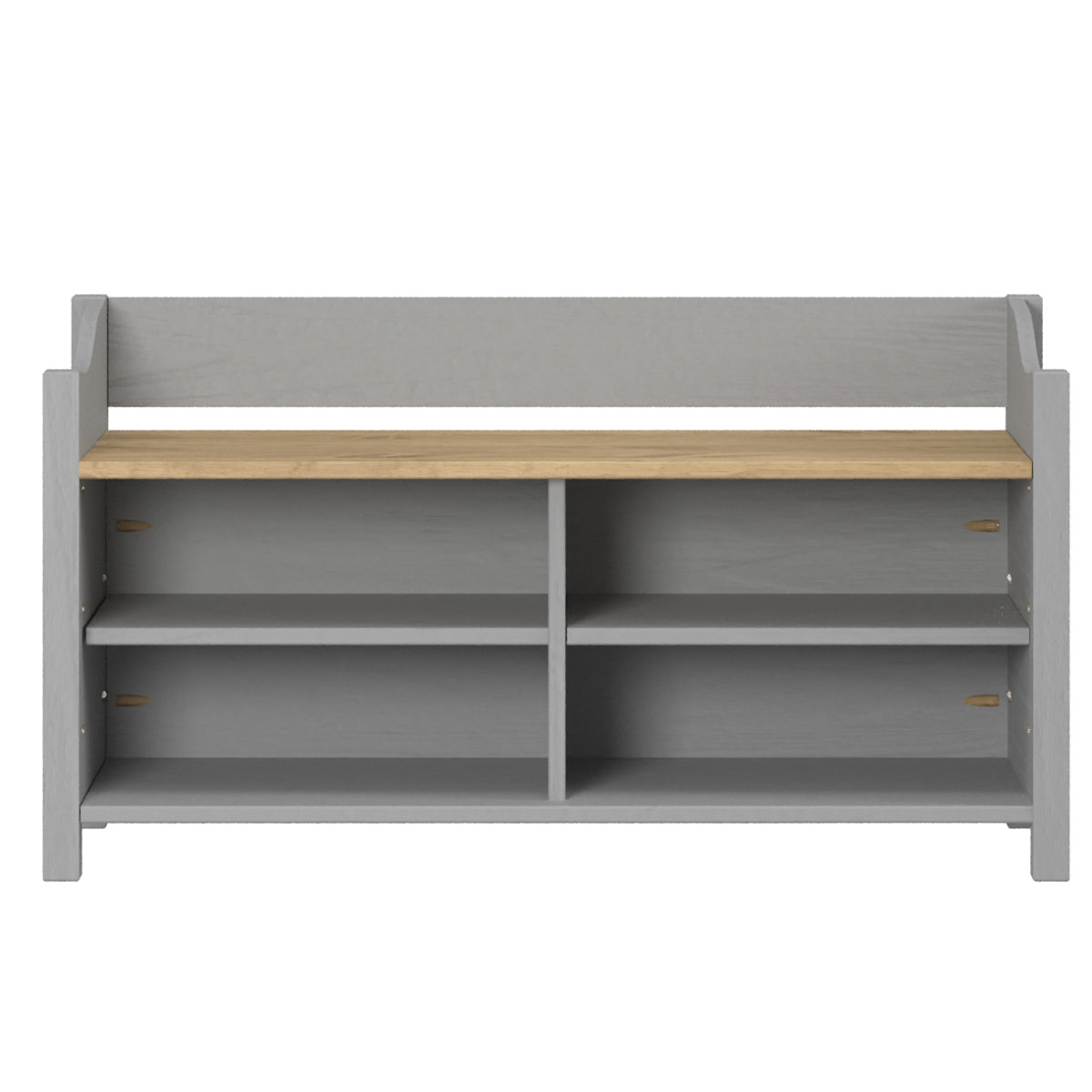 Shoe Rack and Bench Corona Gray | Furniture Dash