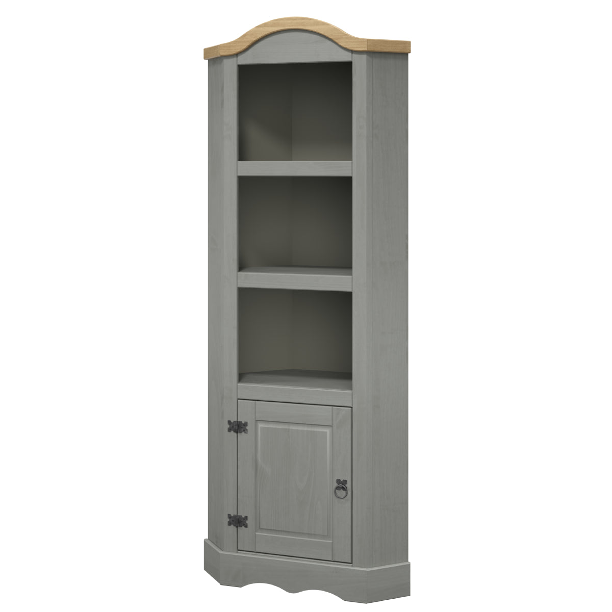 Corner Shelf Corona Gray | Furniture Dash