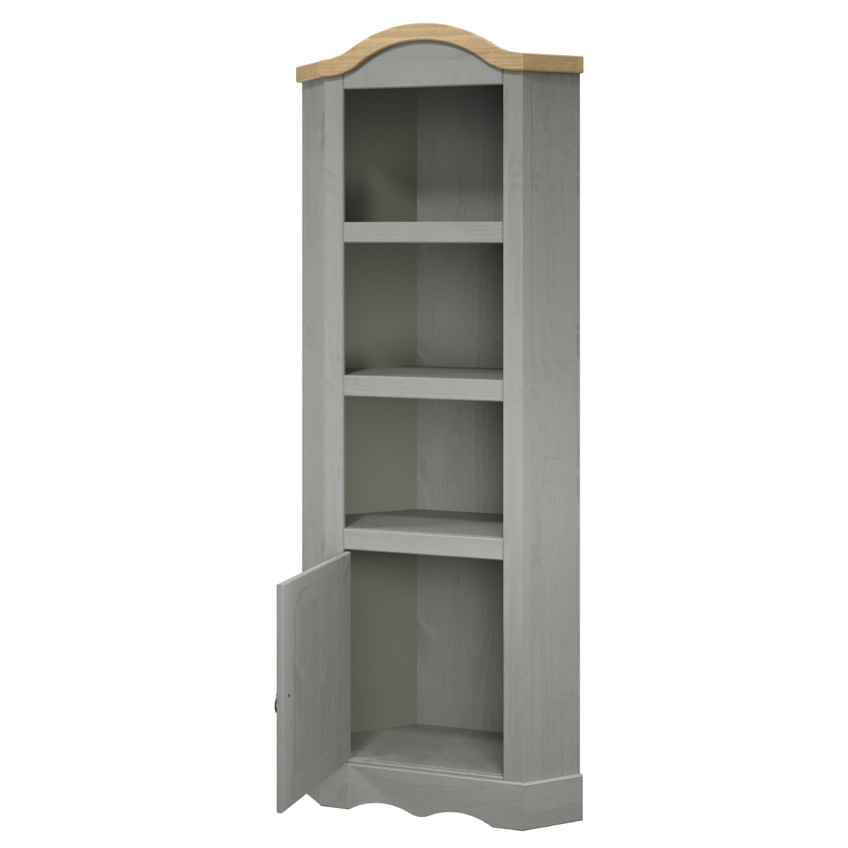 Corner Shelf Corona Gray | Furniture Dash