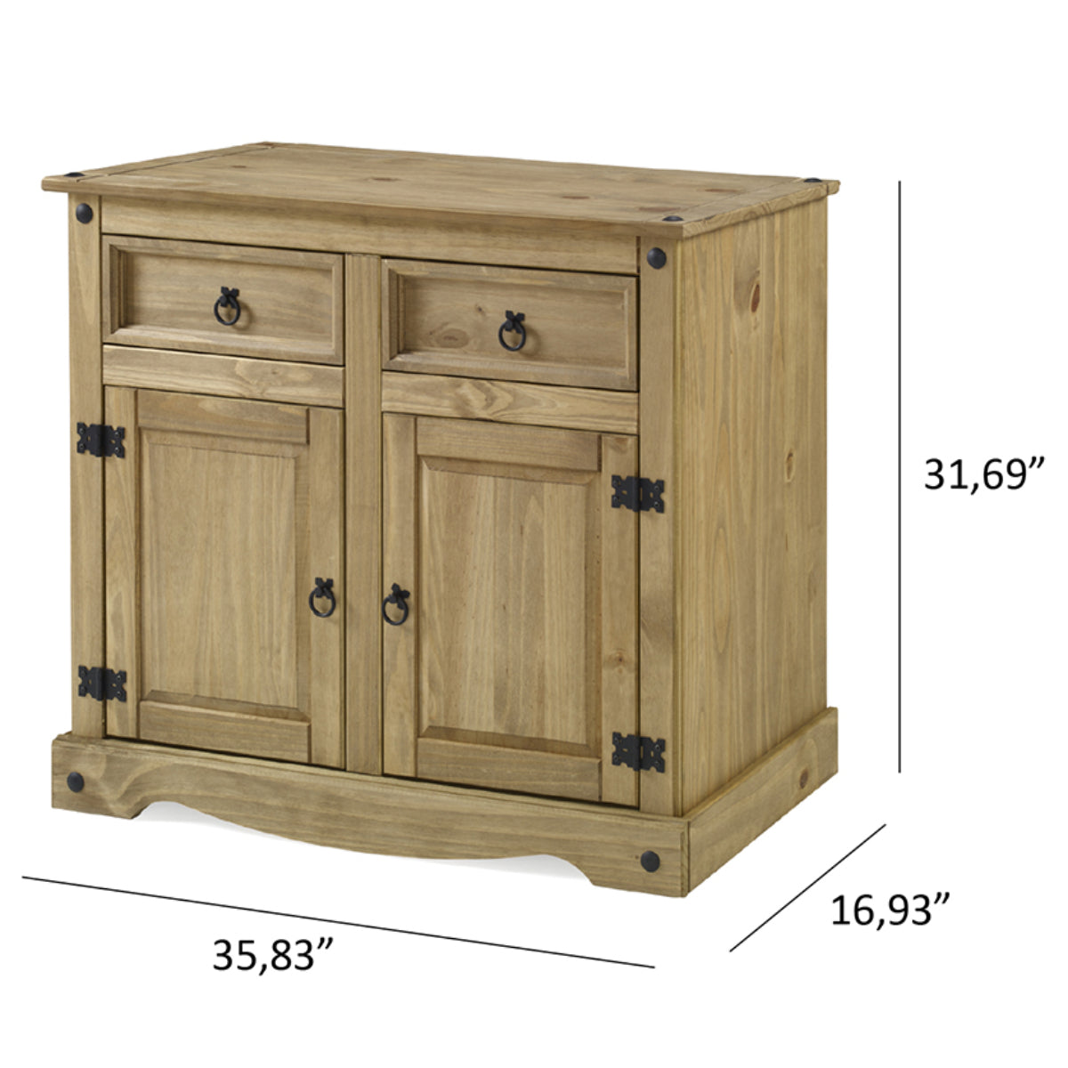 Wood Buffet Sideboard Corona | Furniture Dash