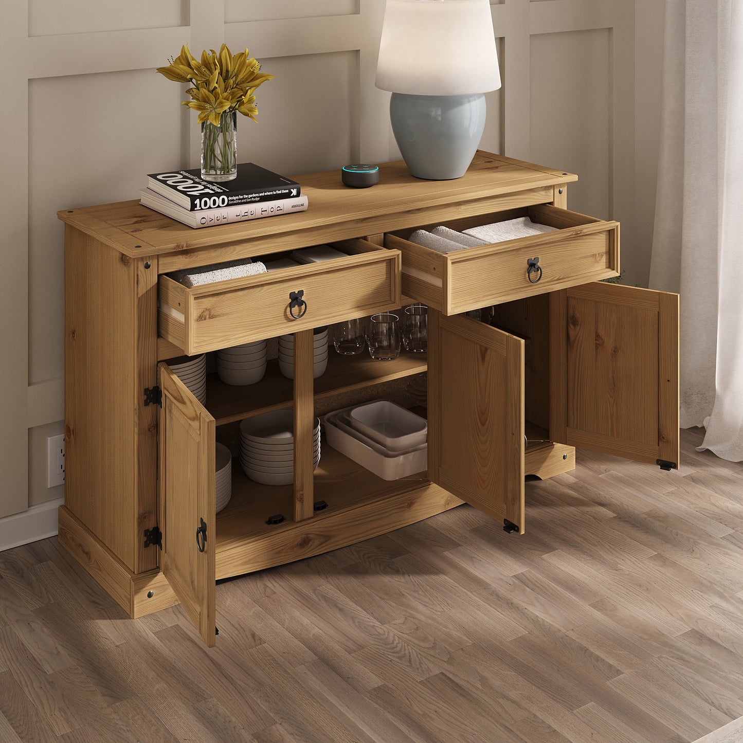 Wood Buffet Sideboard Corona | Furniture Dash