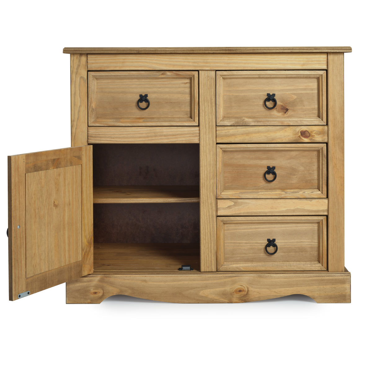 Wood Buffet Sideboard 1 Door 4 Drawers Corona | Furniture Dash