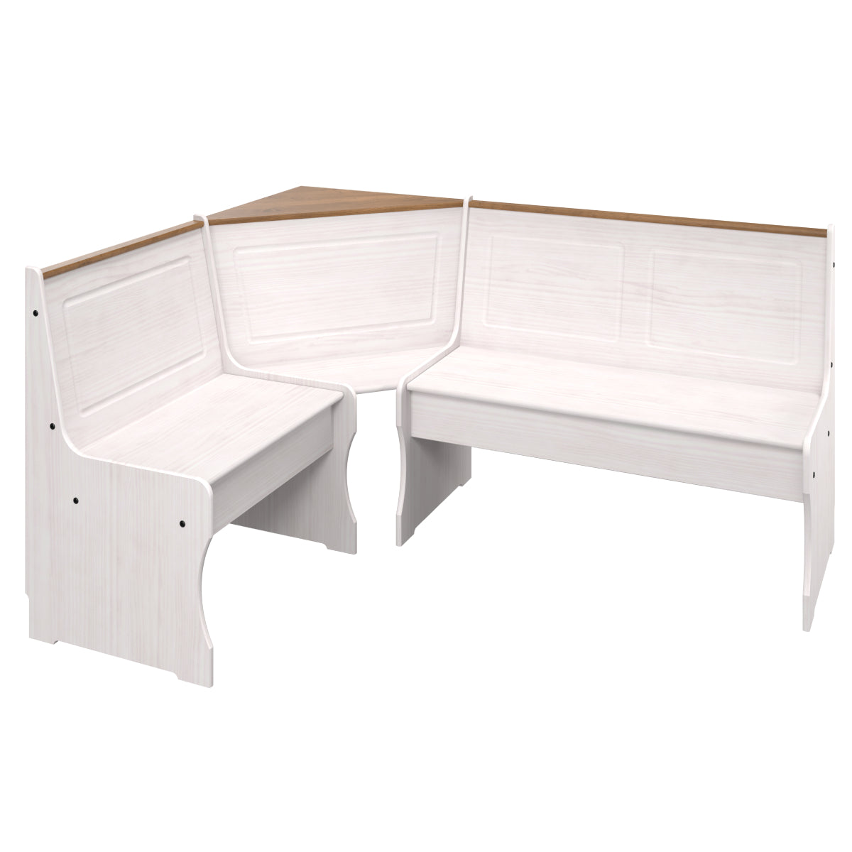 Corner Dining Set Corona Snow | Furniture Dash