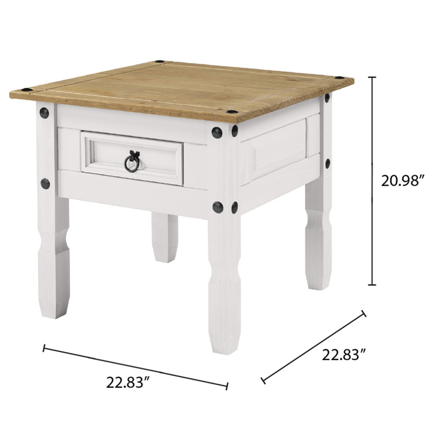 Side Table Corona Snow | Furniture Dash