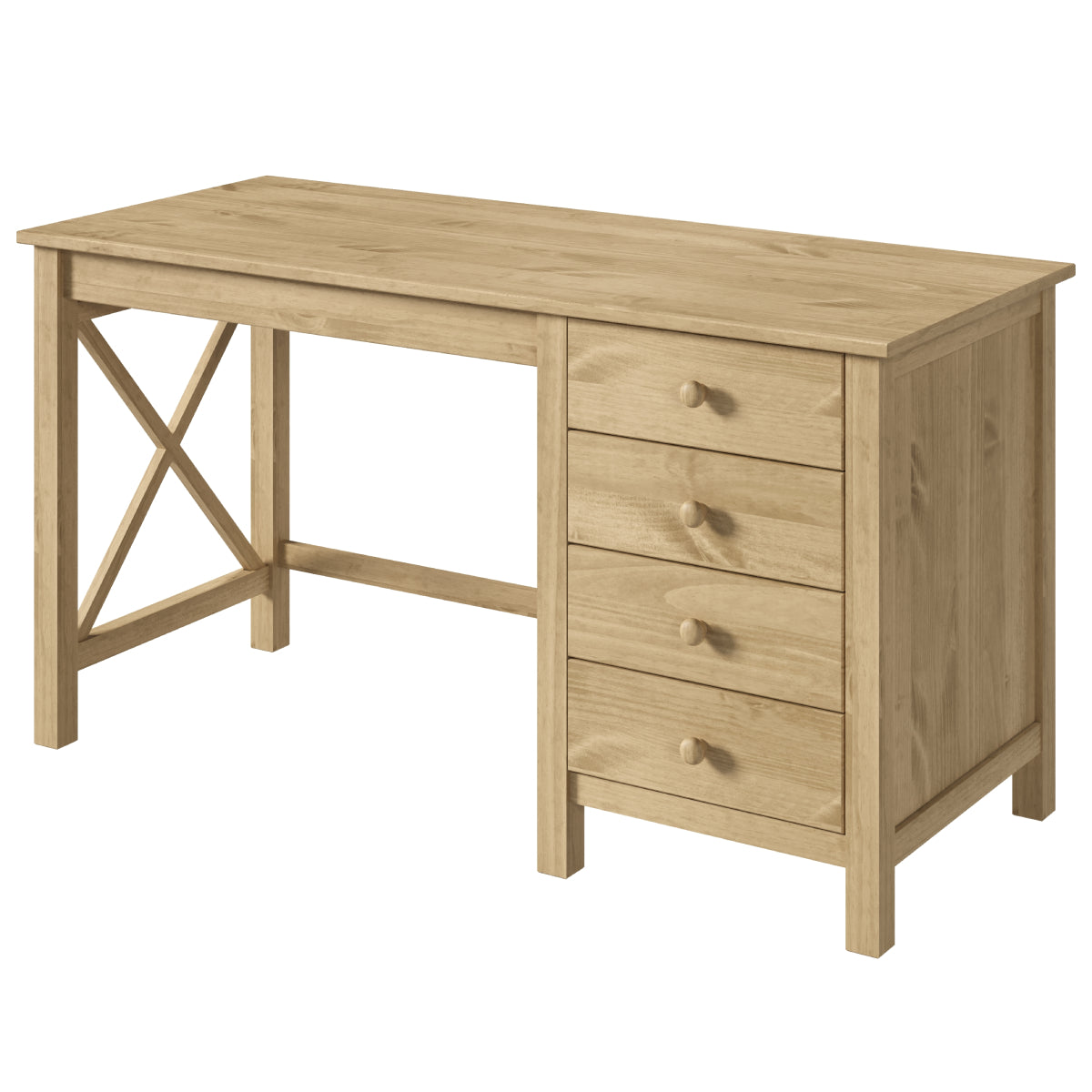 Wood Dressing Table Vanity Makeup Large Corona | Furniture Dash