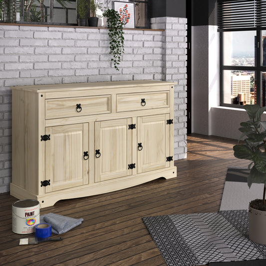 Wood Buffet Sideboard Barewood | Furniture Dash
