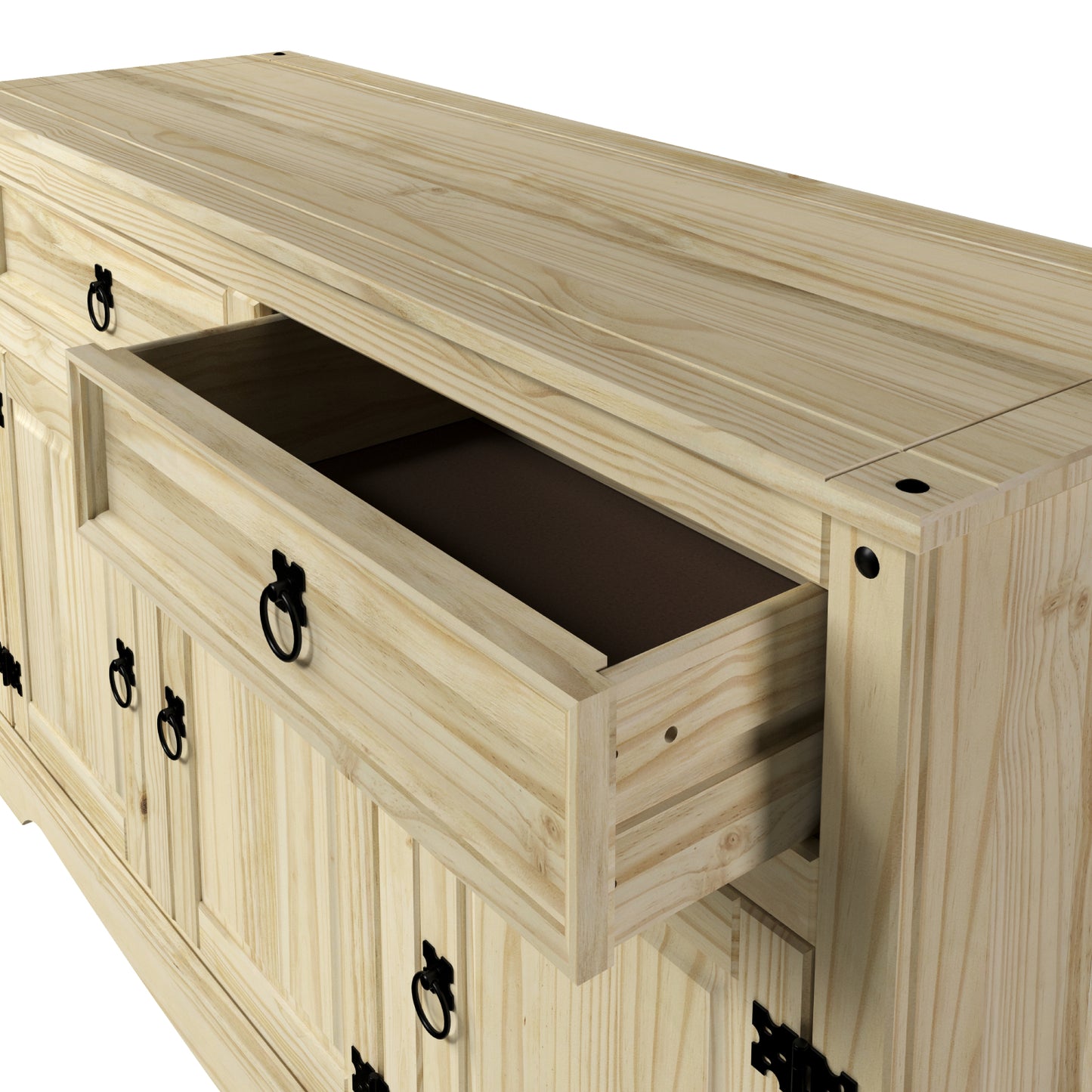 Wood Buffet Sideboard Barewood | Furniture Dash