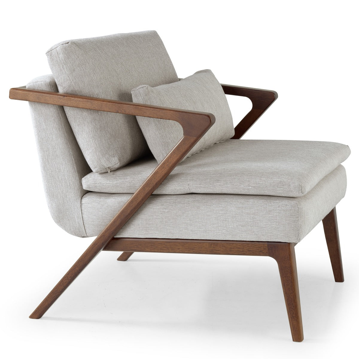 Upholstered with Solid Wood Zest Armchair | Furniture Dash
