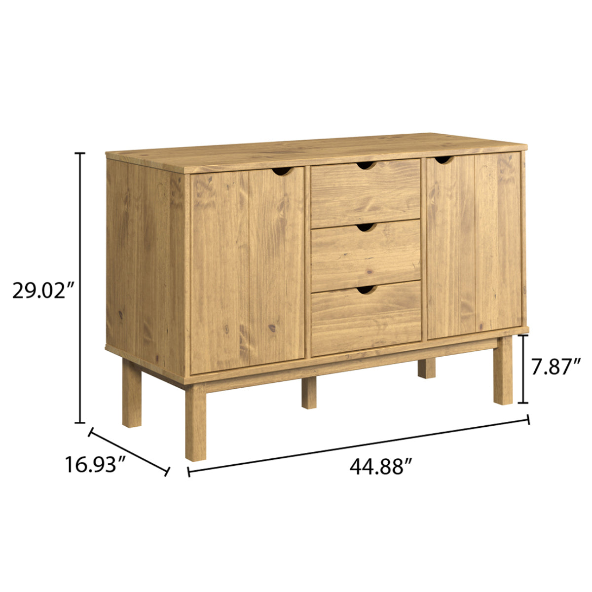 Wood Buffet Sideboard Norden | Furniture Dash