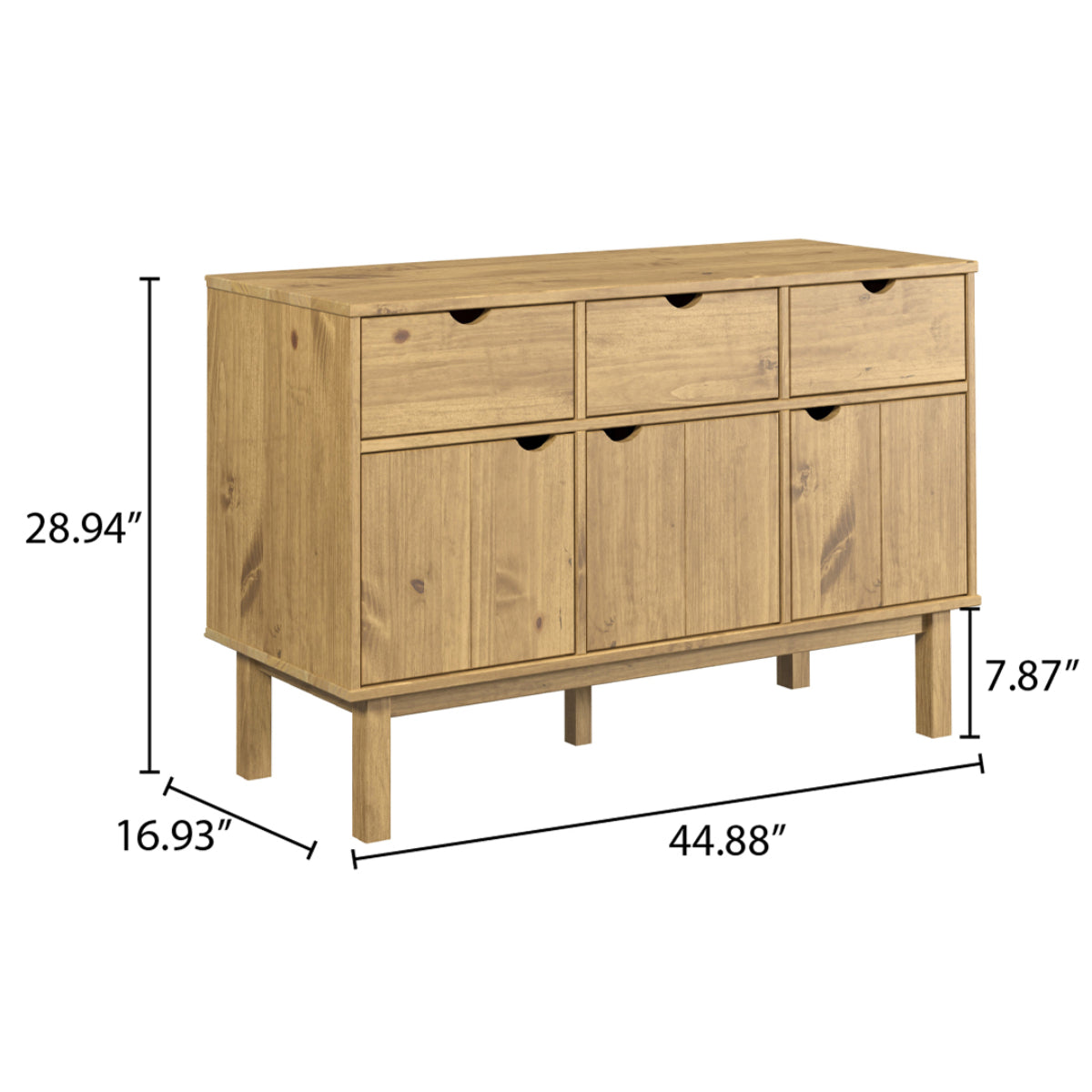 Wood Buffet Sideboard Norden | Furniture Dash