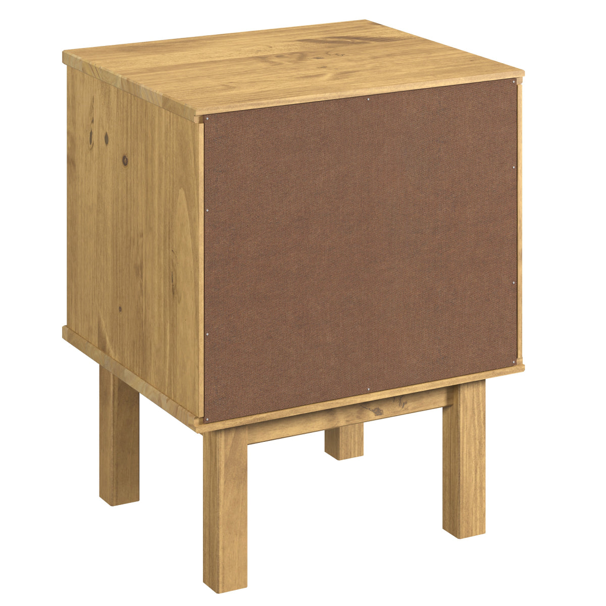 Wood Nightstand 2 Drawers Norden | Furniture Dash