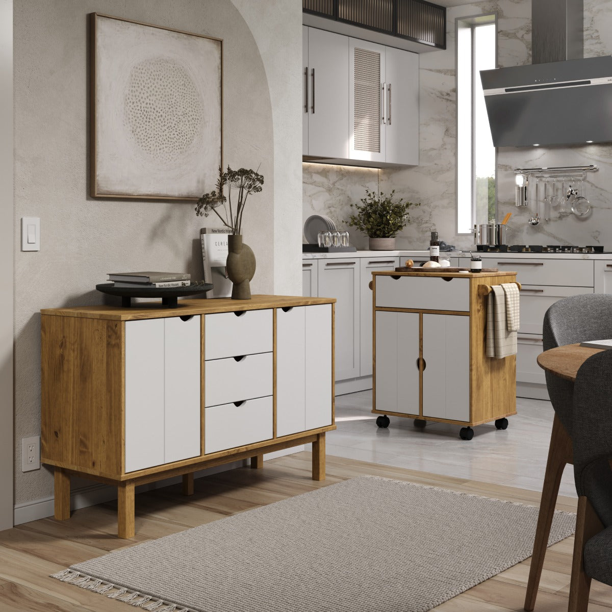 Wood Buffet Sideboard Norden | Furniture Dash