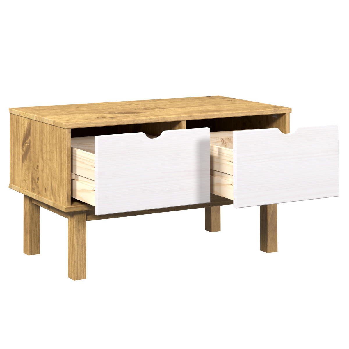 Wood TV Entertainment Stand Norden | Furniture Dash