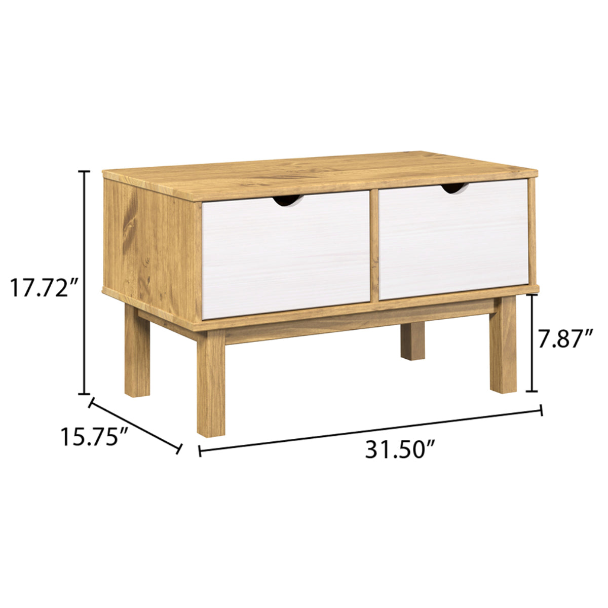 Wood TV Entertainment Stand Norden | Furniture Dash