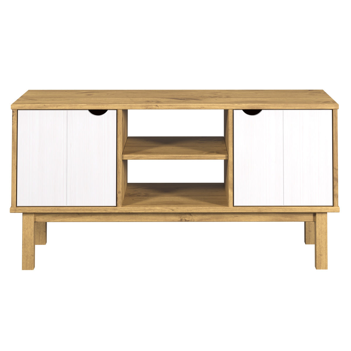 Wood TV Entertainment Stand Norden | Furniture Dash
