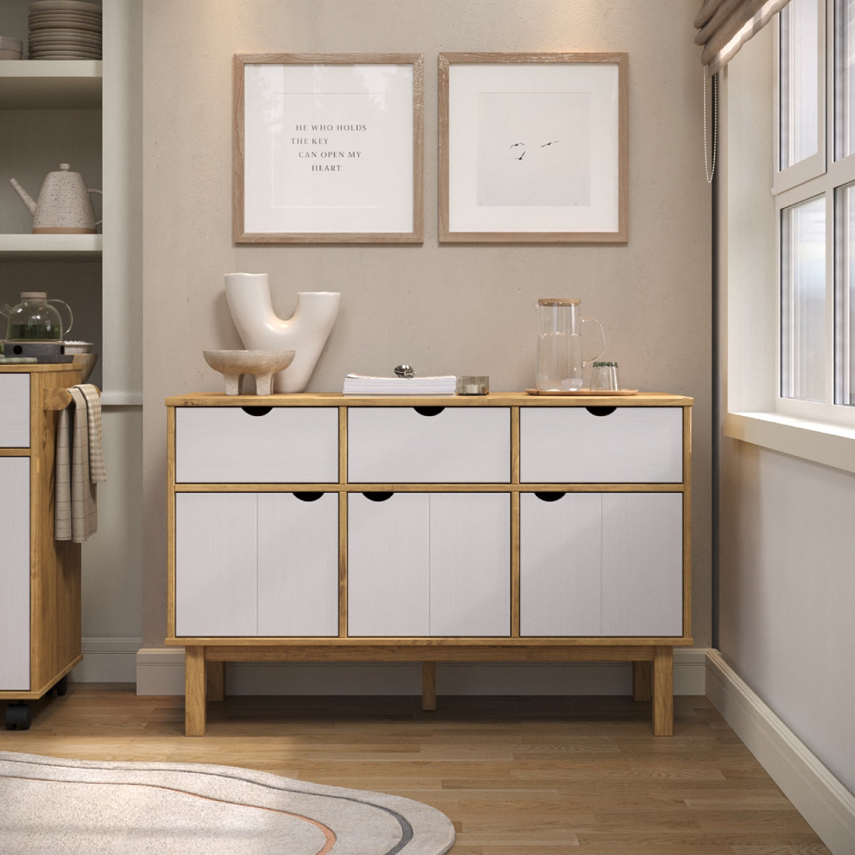 Wood Buffet Sideboard Norden | Furniture Dash
