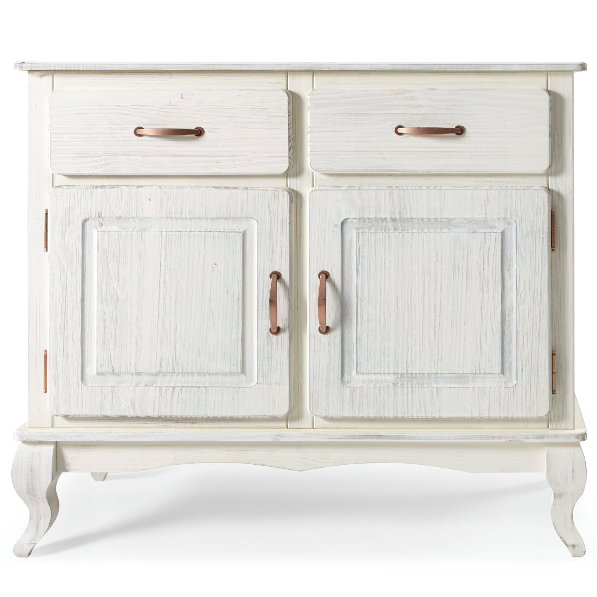 Wood Buffet Sideboard White Distressed | Furniture Dash