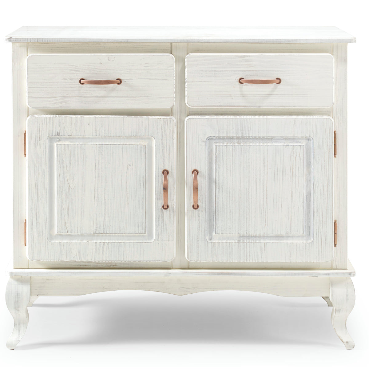 Wood Buffet Sideboard White Distressed | Furniture Dash