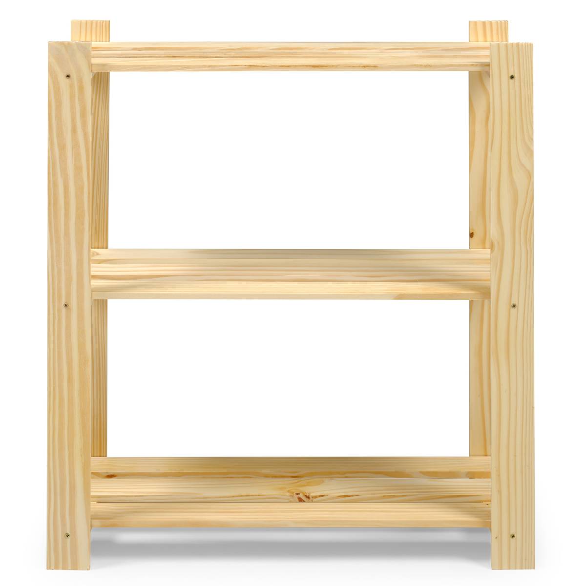 3 Shelf Slatted Organizer Natural | Furniture Dash
