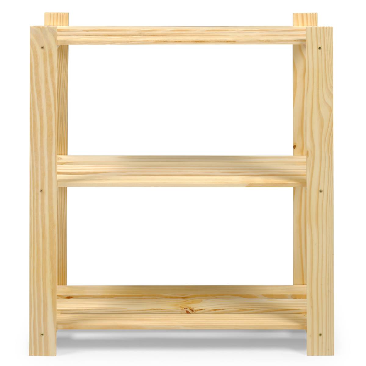 3 Shelf Slatted Storage Unit Natural | Furniture Dash