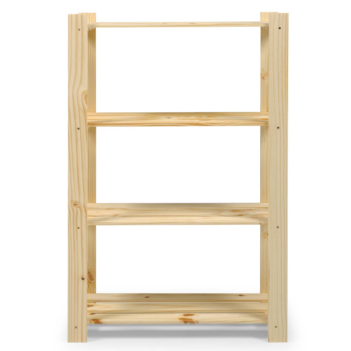 4 Shelf Slatted Storage Unit Natural | Furniture Dash