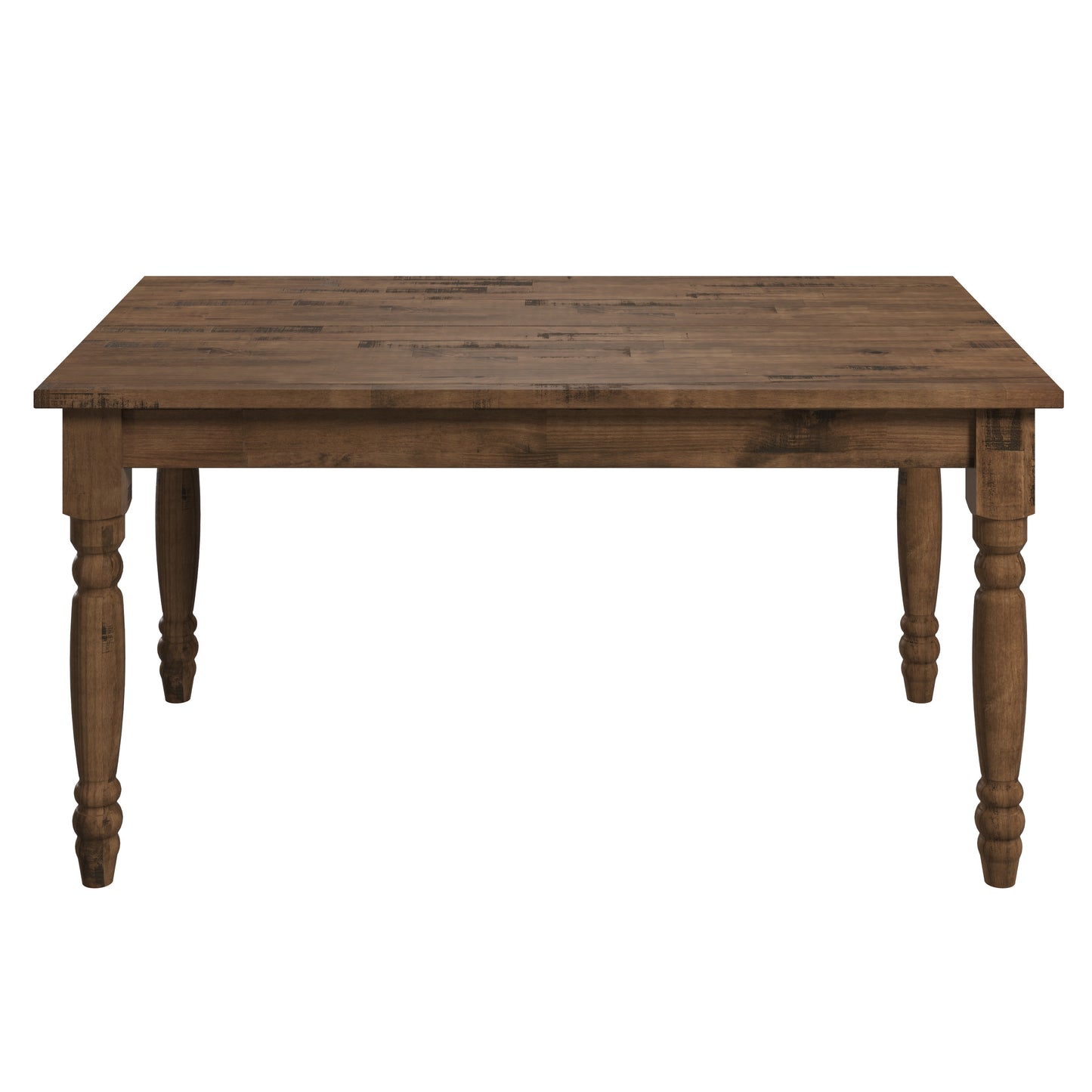 Wood Dining Table Walnut Distressed | Furniture Dash