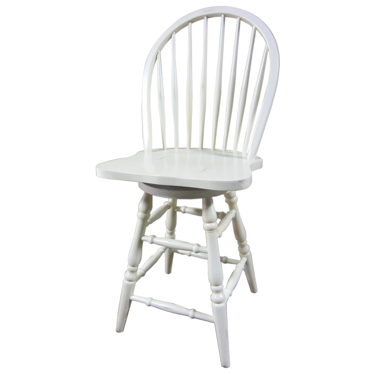 Windswept Shores Windsor 24"H Swivel Barstool BM