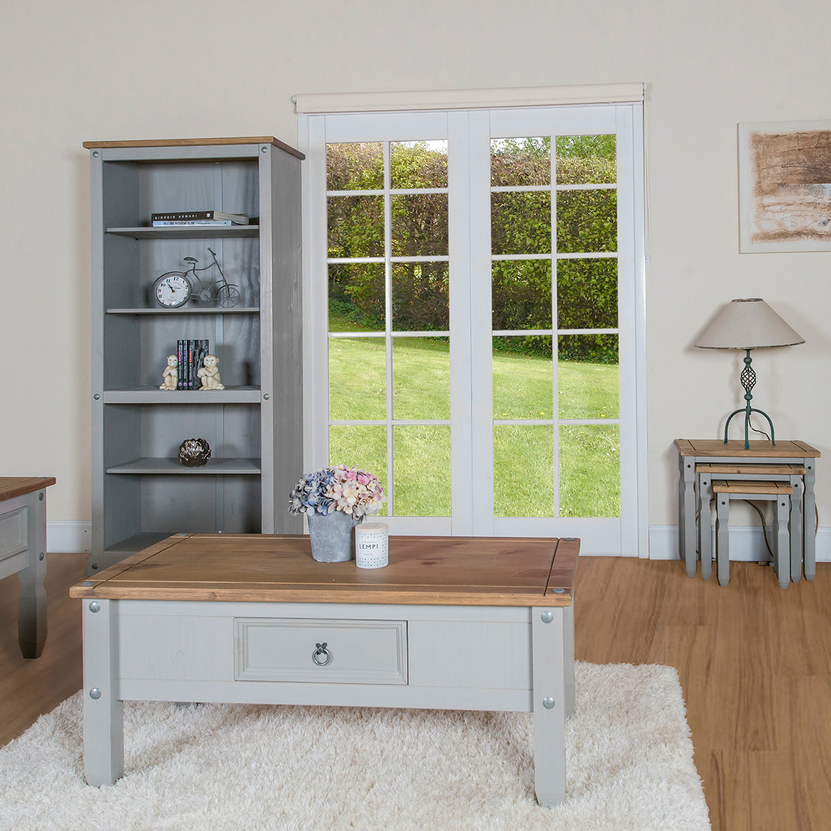 Wood Coffee Table Corona Gray | Furniture Dash