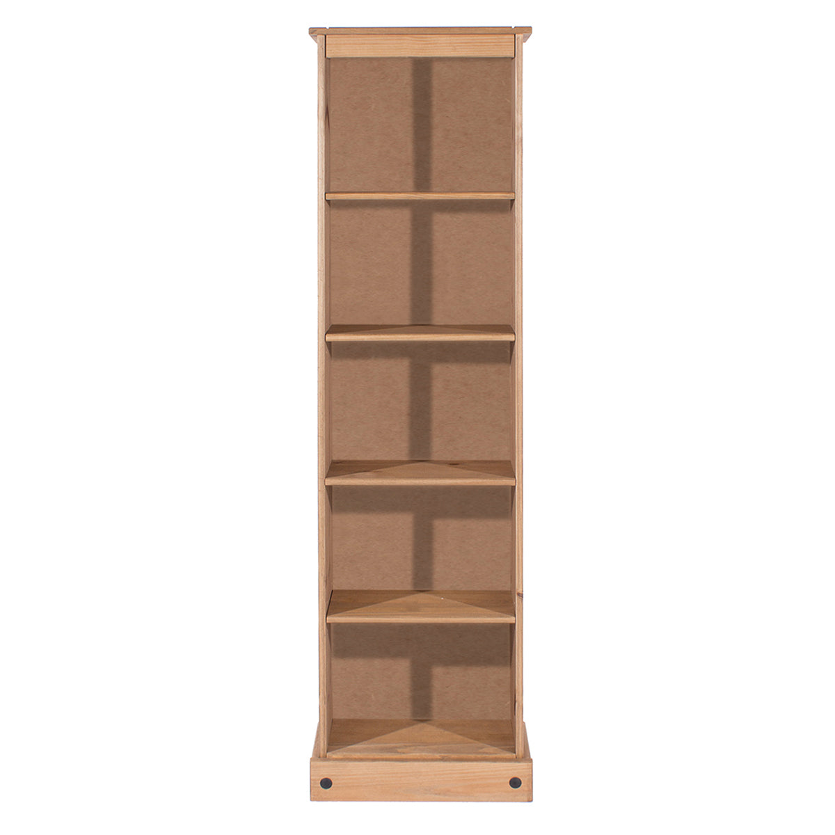 Wood Bookcase Tall Narrow Corona | Furniture Dash