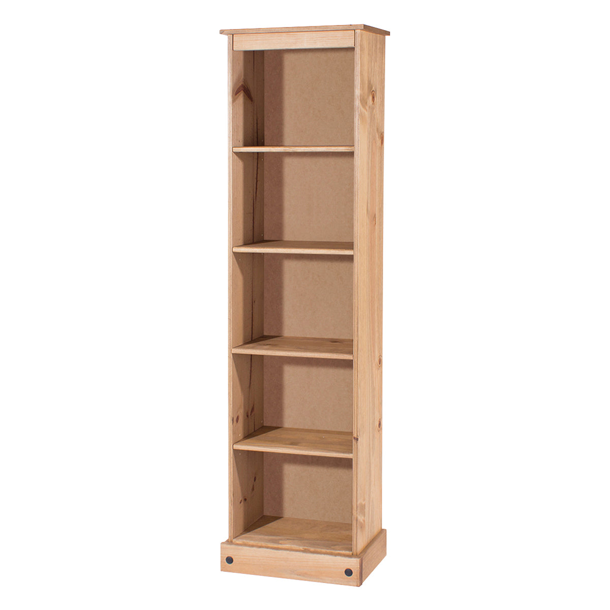 Wood Bookcase Tall Narrow Corona | Furniture Dash