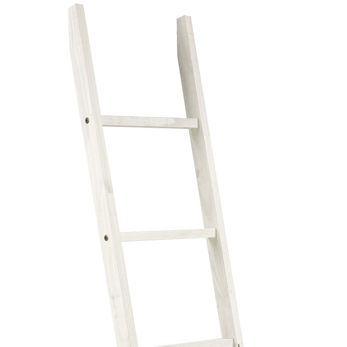 Wood Blanket Ladder White Distressed | Furniture Dash