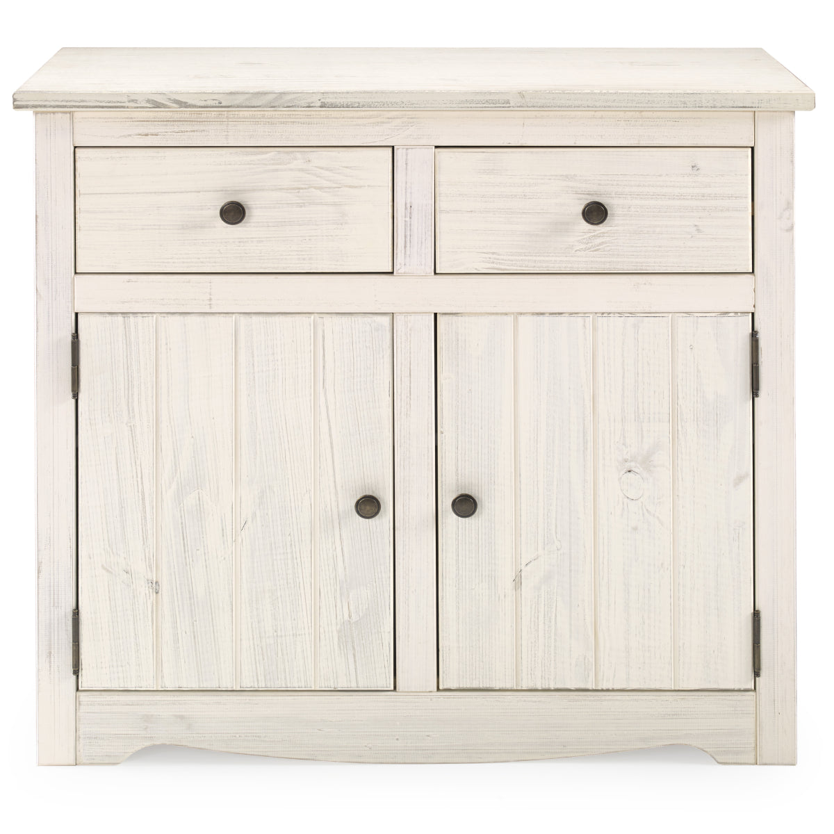 Wood Buffet Sideboard White Distressed | Furniture Dash