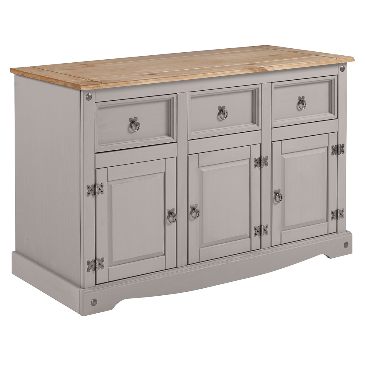 Wood Buffet Sideboard Corona Gray | Furniture Dash