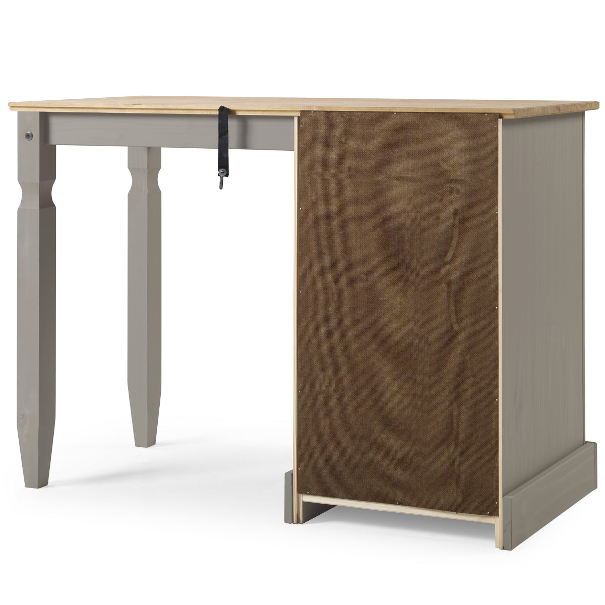 Wood Dressing Table Vanity Makeup Corona Gray | Furniture Dash