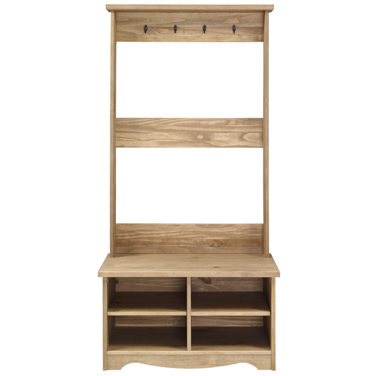 Wood Hall Tree Corona | Furniture Dash