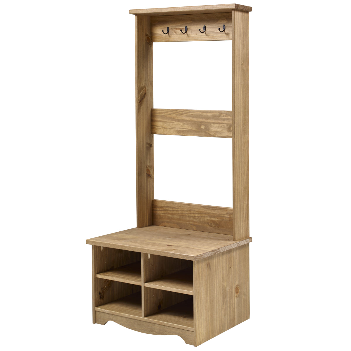 Wood Hall Tree Corona | Furniture Dash