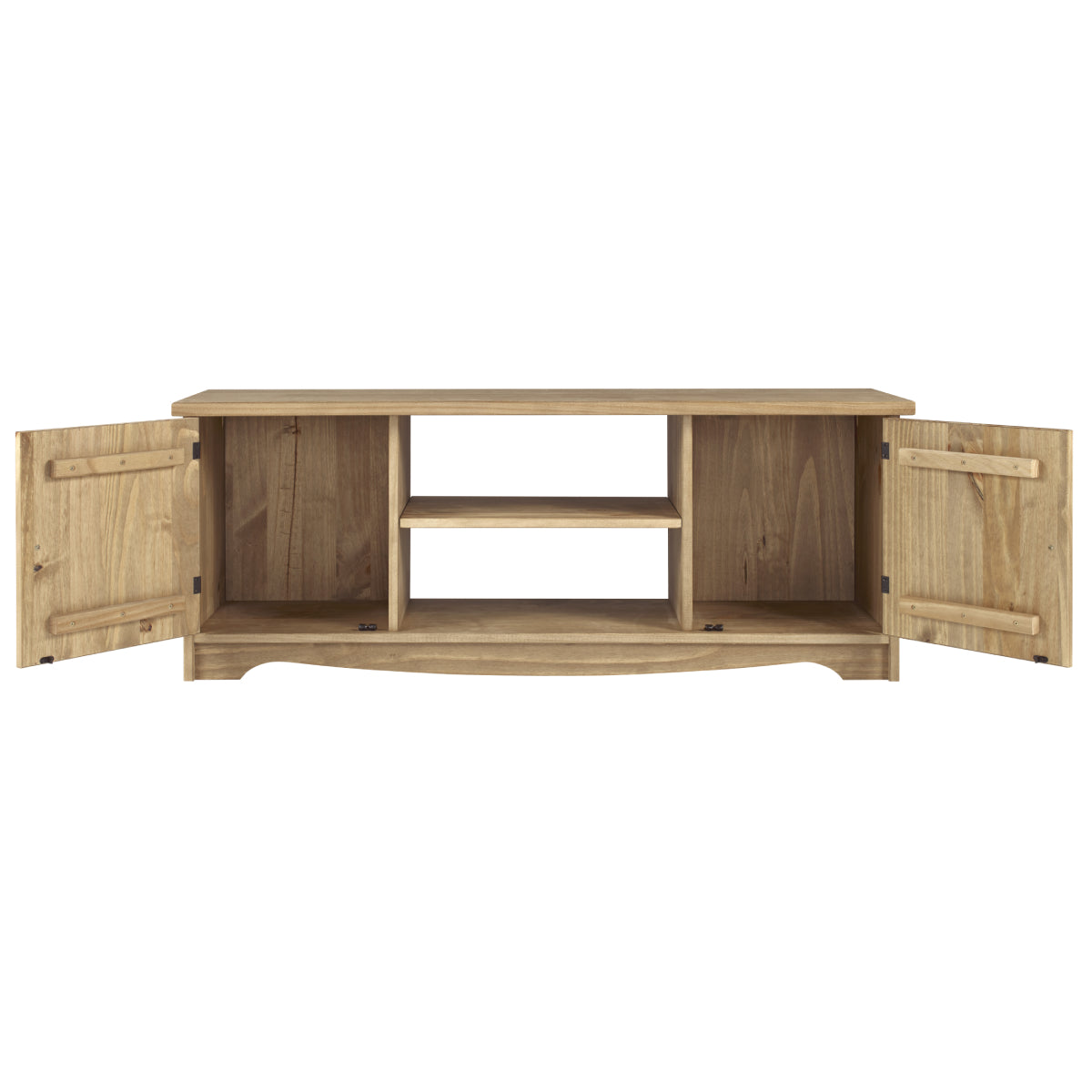 Wood TV Entertainment Stand Corona | Furniture Dash