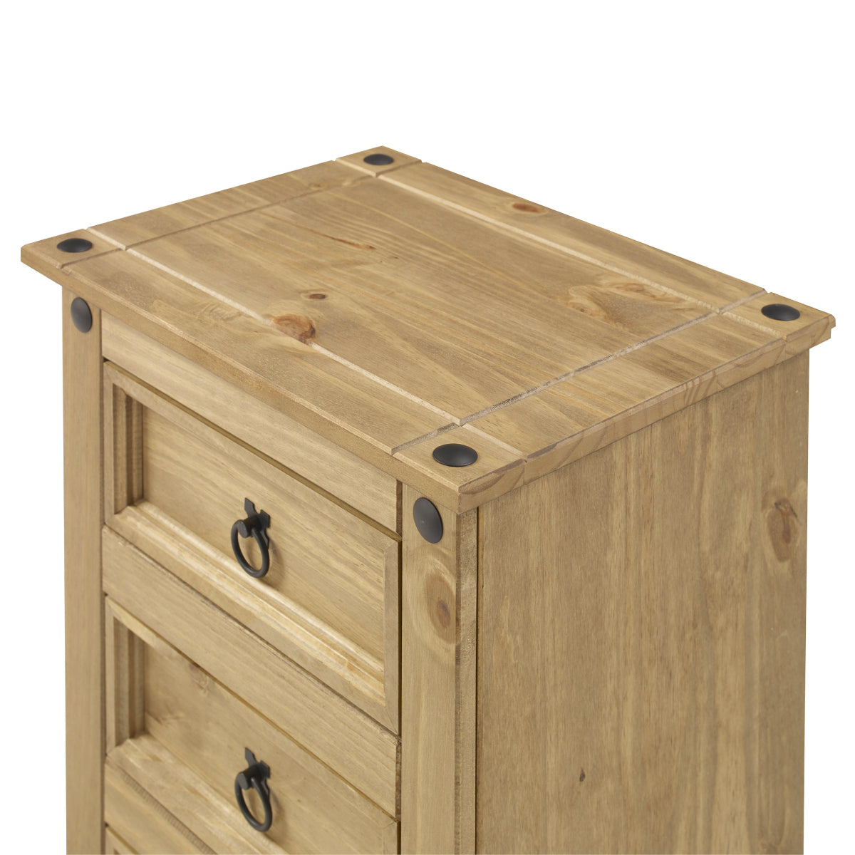 Wood Nightstand 3 Drawers Corona | Furniture Dash