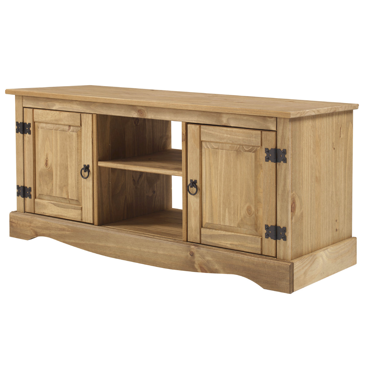 Wood TV Entertainment Stand Corona | Furniture Dash