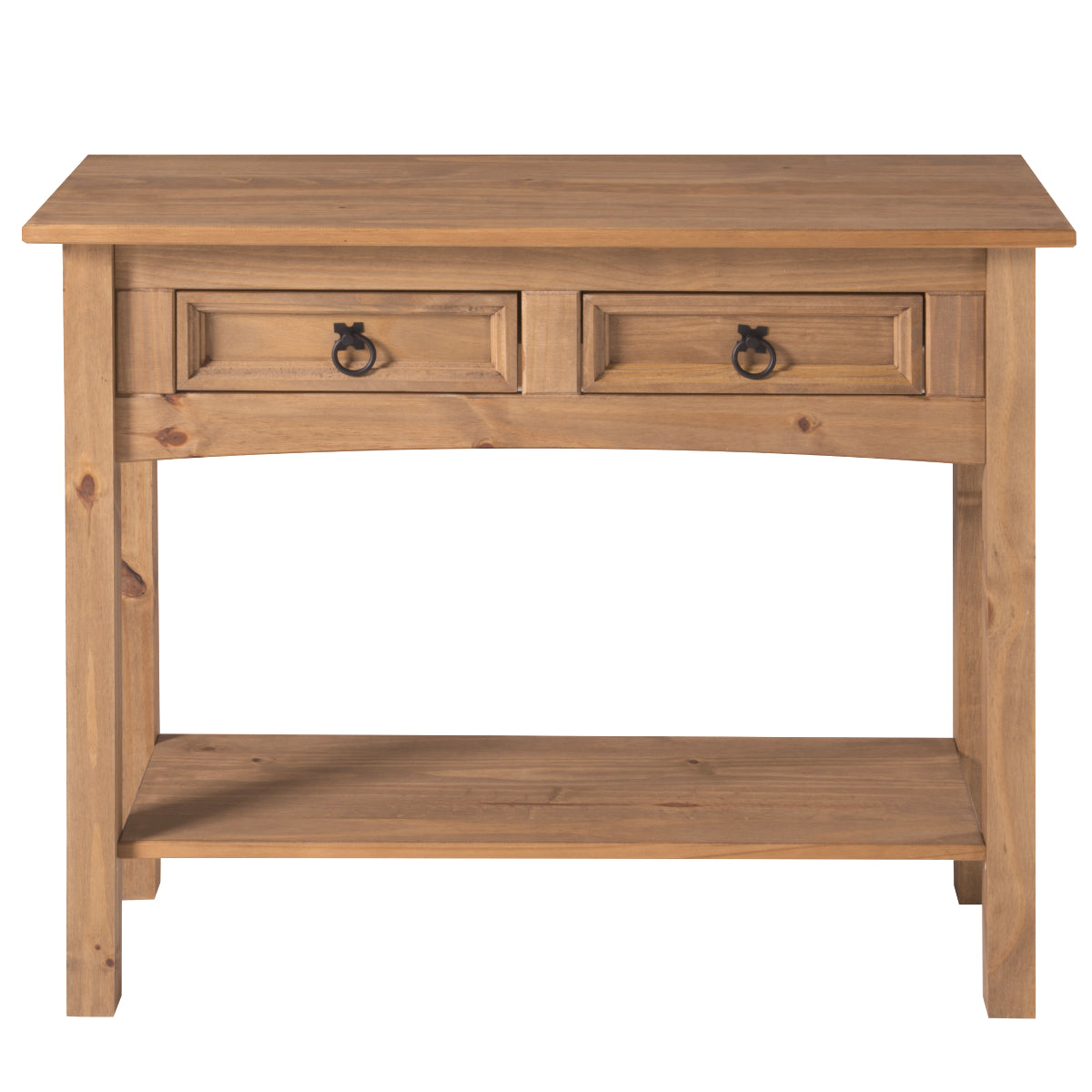 Wood Hall Table Console 2 Drawers Corona | Furniture Dash