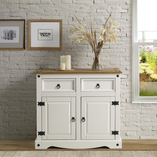 Wood Buffet Sideboard Corona Snow | Furniture Dash