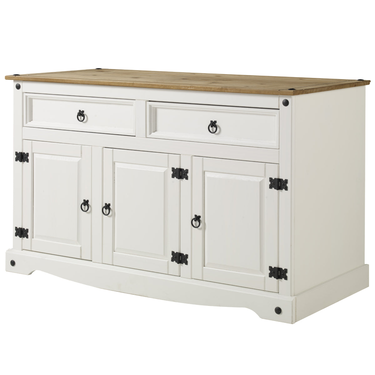 Wood Buffet Sideboard Corona Snow | Furniture Dash