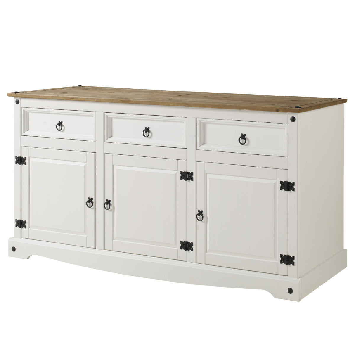 Wood Buffet Sideboard Corona Snow | Furniture Dash