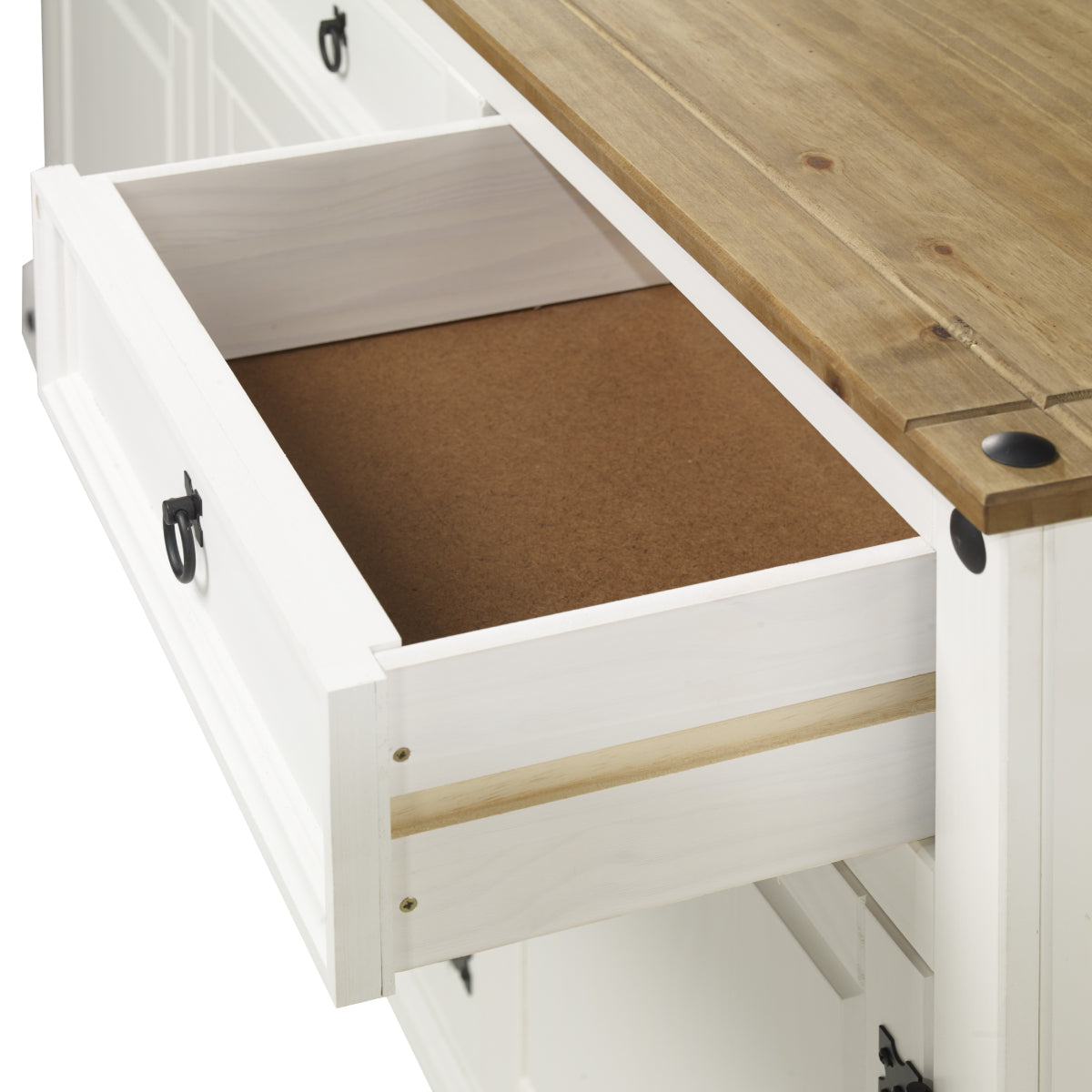 Wood Buffet Sideboard Corona Snow | Furniture Dash