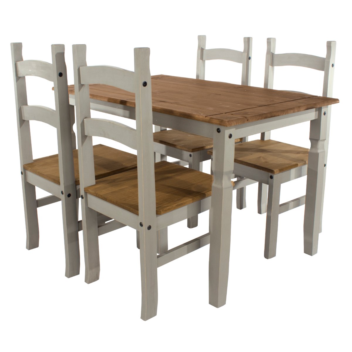 Wood Dining Table Corona Gray | Furniture Dash