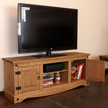 Wood TV Entertainment Stand Corona | Furniture Dash