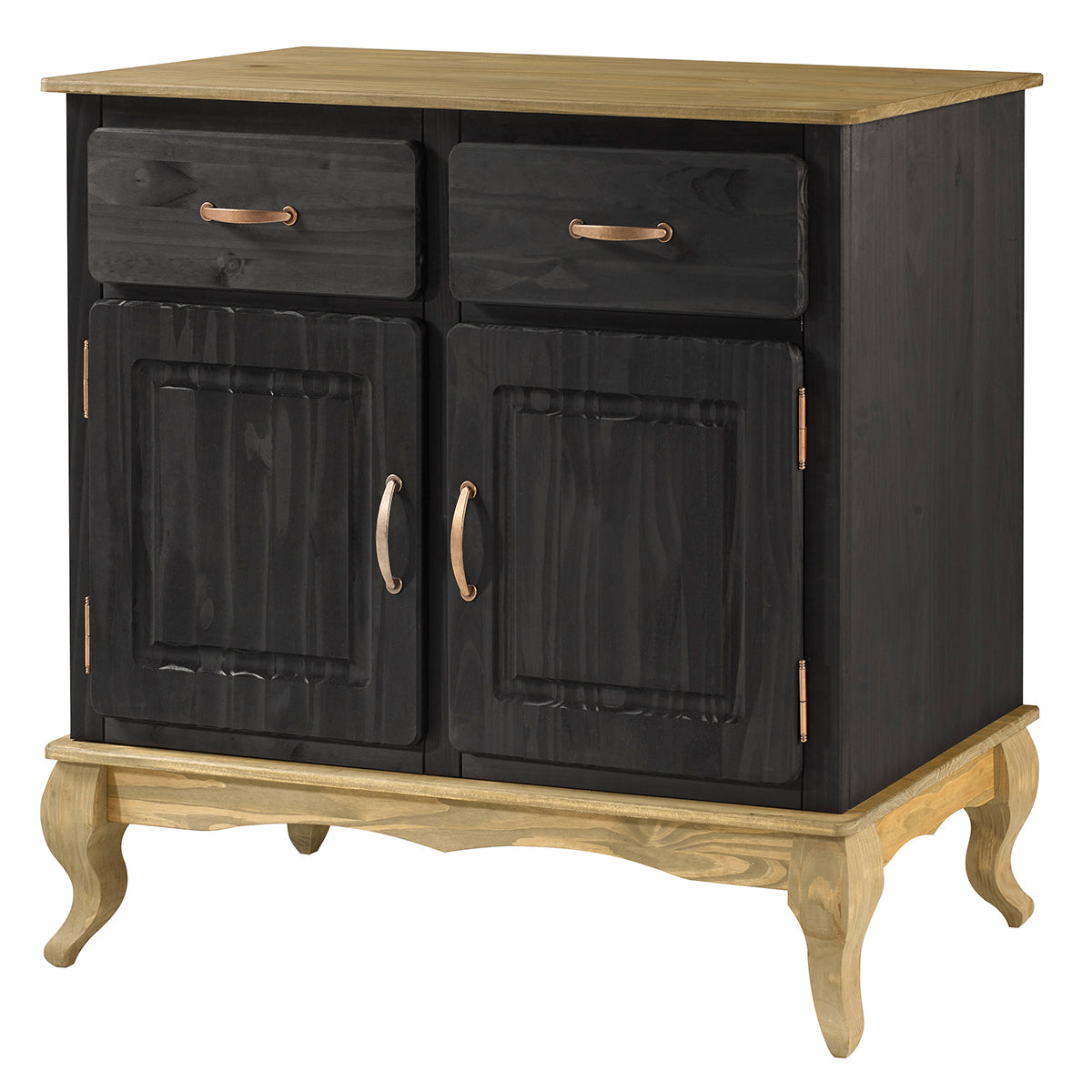 Wood Buffet Sideboard Black | Furniture Dash